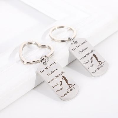 China Durable Hot Sale Personalized Father's Day Gift Blank Label Key Chain Key Chain Masks Men's Key Chain for sale