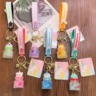 China Aromatherapy Key Chain Animal Key Chain Eco-friendly Hot Promotional Gift Car Cute Decorative Cartoon Pendant for sale