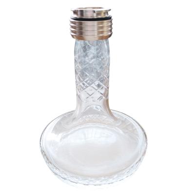 China High Quality Smoking Glass Hookah LOGO Hookah Universal Bottle Custom Wholesale Lower Aluminum Alloy Direct Selling Shisha Shisha for sale