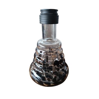 China Black Bottom Smoking Vase Shisha Narguile Glass Hookah Hookah Hot Glass Bottom Bottle Accessories Shisha Narguile Accessories for sale