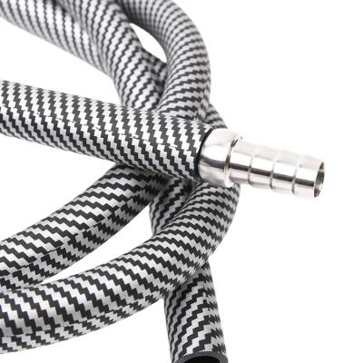 China Luxury Quality Eco-friendly Hookah Hose Stainless Steel Narguile Smoking Shisha Hose Hookah Accessories for sale