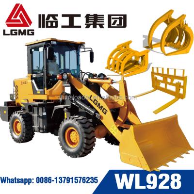 China SDLG Mini Wheel Loader LGMG WL928 Loader For Loose Material Lightweight Material 0.7M3 for sale