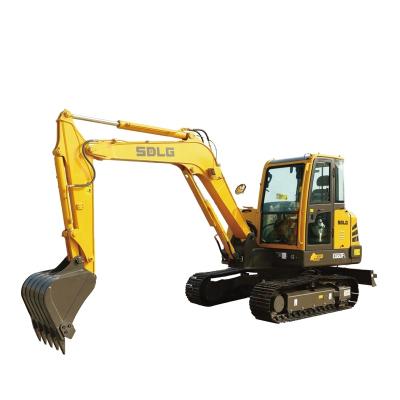 China Construction\Agriculture SDLG E660FL 5 Ton Mini Excavator Digging Machine For Sale The New Price 5 Ton Excavator for sale