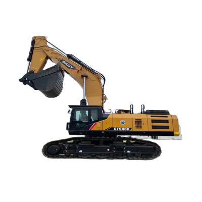 China Multi purpose 100 ton used crawler excavator sy980h for sale with cheap price for sale