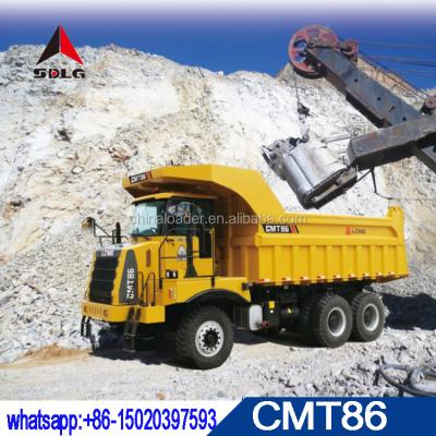 China SDLG 2018 New Model Off-Road CMT86 Dump Truck 60 Ton CMT86 Payload Mining Truck for sale