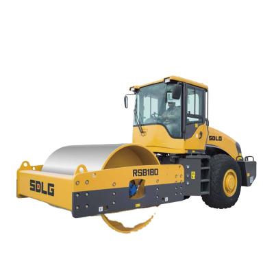 China Building material stores sdlg 18ton level road compactor RS8180 road roller for road construction for sale