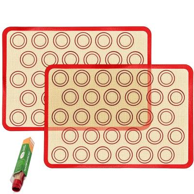 China Sustainable Muti Function Food Grade , Large Silicone Pastry Baking Sheet / Pizza Mat For Baking for sale