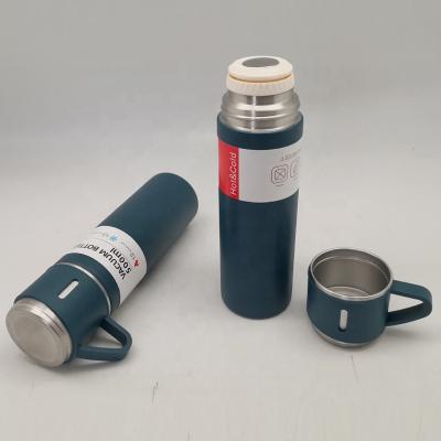 China PORTABLE Double Wall #304 Stainless Steel Portable Water Bottle With Cup for sale