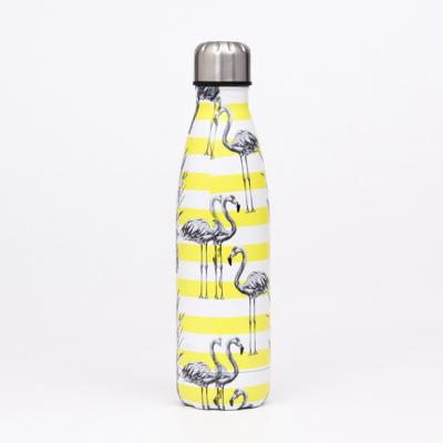 China Sustainable Sublimation Blanks 500Ml Stainless Steel Water Bottles Cola Shape New Original Stainless Steel Water Bottle 600Ml for sale