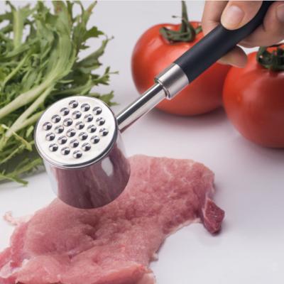 China High Quality 304 Stainless Steel Cut Meat Pork Chop Meat Chop Hammer Viable Meat Viable Hammer Kitchen Loose Hammer Poultry Tools for sale