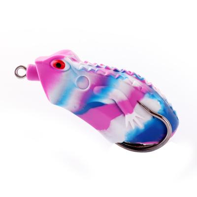 China Outdoor Vivid Natural Fishing Activity Newbility Lure Jumping Frog Snakehead Frog Fishing Lures Realistic Japan Frog Soft Plastic Lure 6.5cm 11g Small for sale