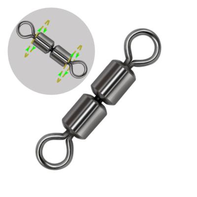 China Copper(Brass)+Stainless Steel High Quality High Speed ​​Bearing Double Swivels Fishing Tackle Accessories Tool For Carp Fishing High Speed ​​Bearing Double Swivel for sale