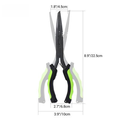 China Portable Pliers Handle Fishing Tackle Gear Hook Retrieve Line Cutter Multifunctional Scissors Ring Fishing Accessories Use Slot Tongs for sale