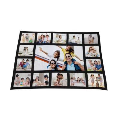 China 100% custom made custom sublimation PORTABLE polyester home decor white 9 panel throw photo covers for sale