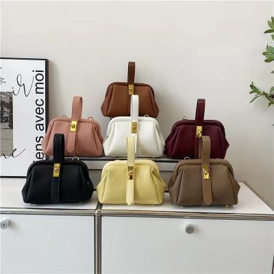 China High Quality Faux Grain Fashion Handbag Sellers Lychee Leather Women Bag New Designer Handbags Vintage Shoulder Cross - Body Bag Handbag for sale