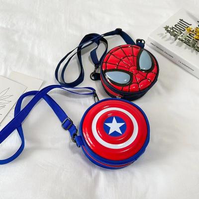 China Waterproof 2022 Cute Spider-Man Stars Little Girl Coin Shoulder Cross - Body Children Purses Mini Purses Bags For Kids Boys Children Purses Wholesale for sale