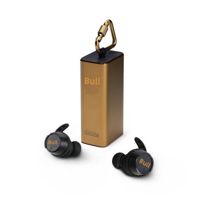 China Tws Earbuds Ipx5 Gold Flash Metal Sports In-Ear Bull Earhook BT Project Waterproof Wireless Rock Suitable For Jbl Earphone for sale