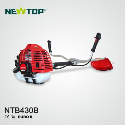 China 2-Stroke 43cc 1.3kw 2,430 Stroke Engine Brush Cutters For Grass Cutting With CE Certificates for sale