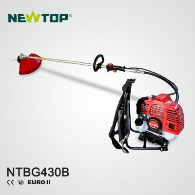 China 2-Stroke 43cc Gasoline Power Backpack Grass Trimmer Brush Cutter for sale