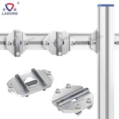 China Cross Bracket for Profiles Connecting SMBA Series for EOAT Robot Arm Aluminum Stents Module SMBA for sale