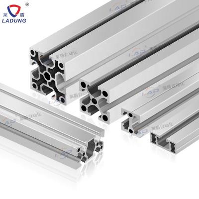 China extruded aluminum profiles profiles For show rack alu profile u channel housing for flexi bleindustrial use PEP4040 for sale