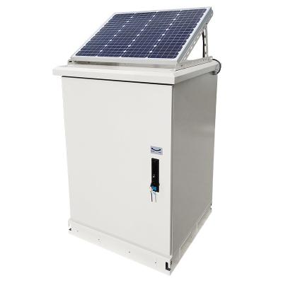 China New Outdoor Telecom Power Solar Panel Battery Cabinet 48v Battery Rack Enclosure For 5G Base Station for sale