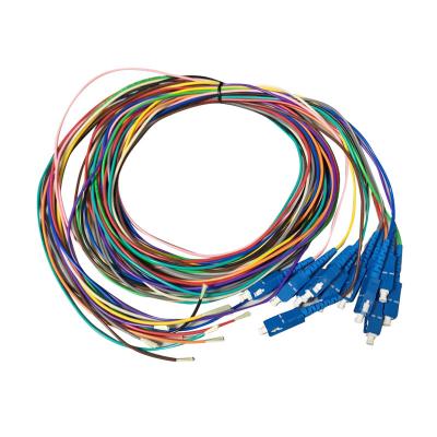 China FTTH High Precision Customized Waterproof SC/UPC Fiber Optic Pigtail 0.9mm 2.0mm 3.0mm for sale