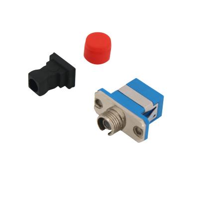 China Hot Selling Ceramic / Bronze Fiber Optic Socket SM/MM Adapter For LAN for sale