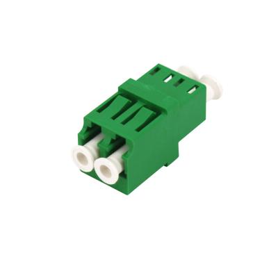 China SM/MM Green Color 2 Core PC/UPC/APC HJ Fiber Optic Adapter With Clamp for sale