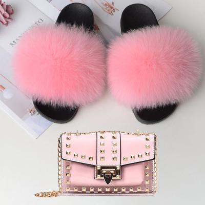 China 2021 New Design Korean Women Bags Set PU Leather Purse Girls Plush Shoes Woman Handbag With Shoes for sale