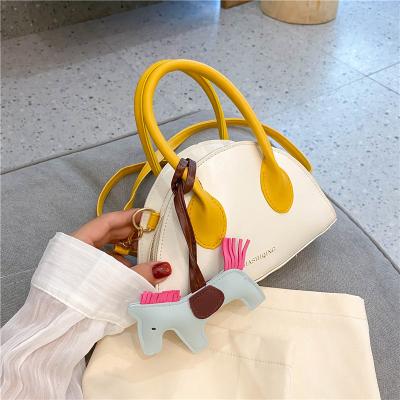 China Korean women leather handbag all match shoulder luxury handbags for small purses 2020 female tote handbag pu to throw mini bags women for sale