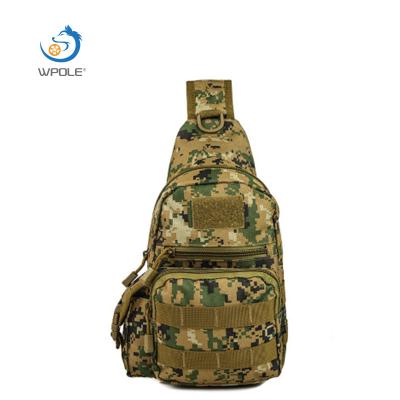 China Manufacturer Sale Eco-friendly Classic Custom Canvas Material With Tactical Desert Jungle Color Military Sling Bag for sale