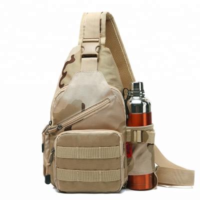 China Normcore/Men's Minimalist Tactical Molle Sling Military Backpack Shoulder Pack Assault Chest Bag for sale