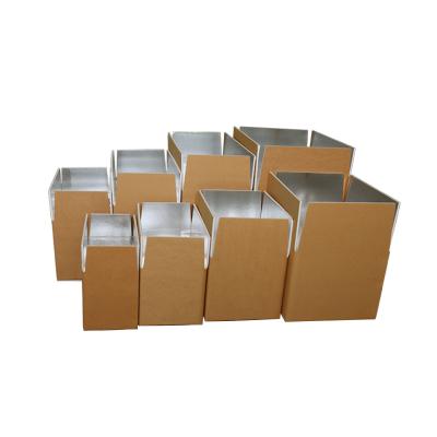 China Recyclable Box Insulation Cold Chain Corrugated Cardboard For Frozen Food Fruit Shipping for sale