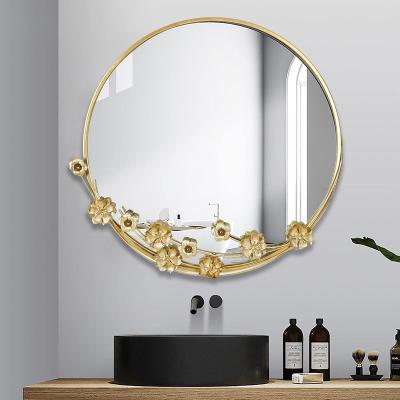 China Simple Home Deco Framed Living Room Mirror Design Decorative Wall Mirror for sale