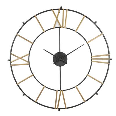 China Modern 30 Inch Large Wall Clock, Industrial Roman Numeral Decorative Art Wall Clock for sale