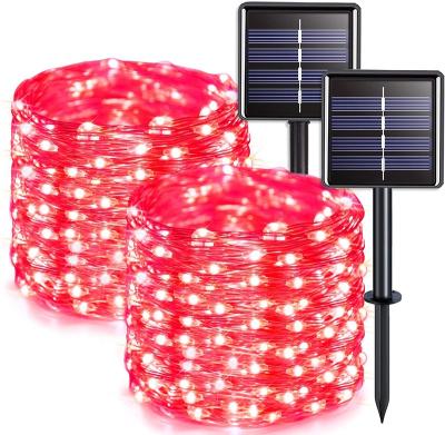 China Fairy Solar String Color LED Landscape Light Christmas Outdoor Party Lights Connectable Holiday Solar Outdoor Light Decoration for sale