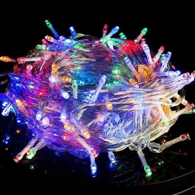 China Outdoor Fairy Christmas Party Connectable Garland Solar Garden Waterproof Holiday LED Lamp String Lights 10m 100LED for sale