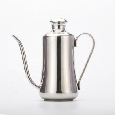 China Sustainable China Made Stainless Steel Kitchen Olive Oil Pot Oil Dispenser Cruet for sale