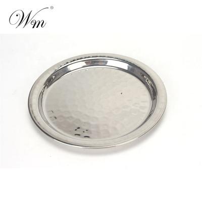 China Sustainable Stainless Steel Hammer Tips Tray Ketchup Dish TIP Deep Plate for sale