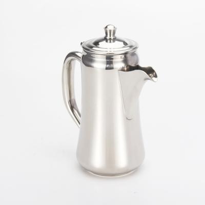 China 0.35L 0.6L 1.0L stainless steel coffee pot viable personalized teapot for one, restaurant, hotel, cafe for sale