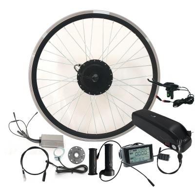 China 48V 500W Geared Hub Motor Rear Wheel Drive Ebike Motor Conversion Kit For Freewheel With 20