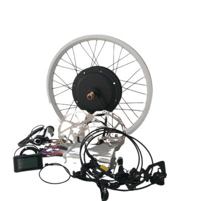 China Stainless steel frame 3000w 5000w ebike kit brushless hub motor electric bicycle kit for sale