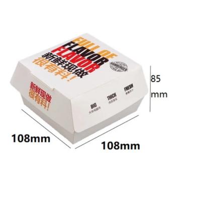 China Customizable Disposable Wholesale Cardboard Boxes And Printed Far Spike Burger Packing Crate Fast Food Boxes for sale