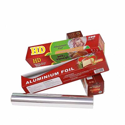 China Disposable Household Aluminum Foil Food Packaging Small Rolls Paper Box And Packaging Boxes for sale