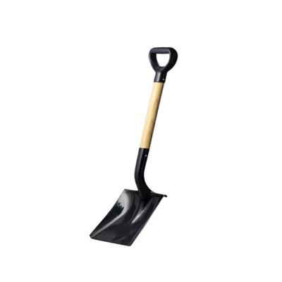 China Garden Shovel Carbon Steel Head With Wood Handle Garden Shovel Fire Fighting Tools for sale