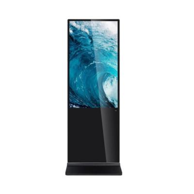 China Indoor 43 55 Inch LCD Floor Stand Advertising Player Touch Media Display Screen Equipment Digital Signage for sale