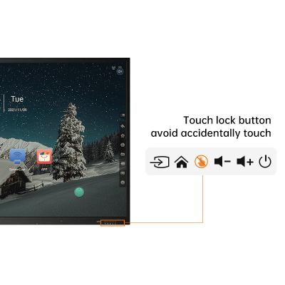 China 86 Inch 4K Resolution Factory Touch Screen Conference Interactive Flat Panel 55 Monitor Popular Model LCD Display 65 75 86 98 75inches for sale