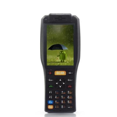 China Portable handheld computer android police application handheld pda ticketing machine with qr code scanner,industrial android printer handheld pda for sale