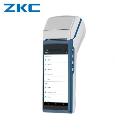 China ZKC5502 WCDMA 4G WiFi Android Electronic Payment Cash Register POS Machine 1GB for sale